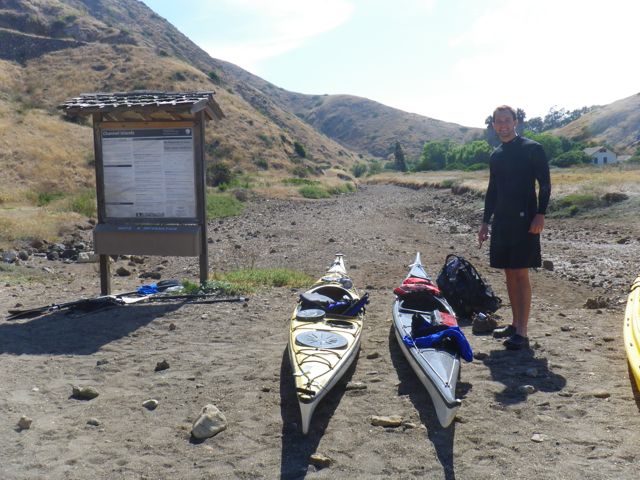 Getting ready to paddle to Potato Bay.