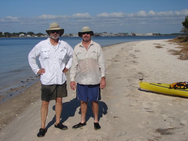 Me and Dave - Cedar Key in the background