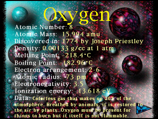 Oxygen, for poe “Okay, it’s all about the Oxygen”