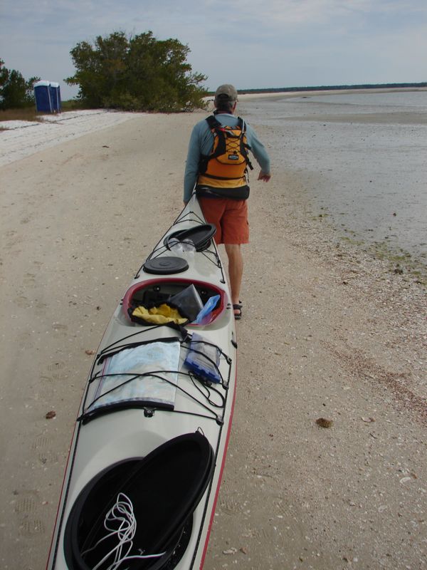 Portage to deeper water